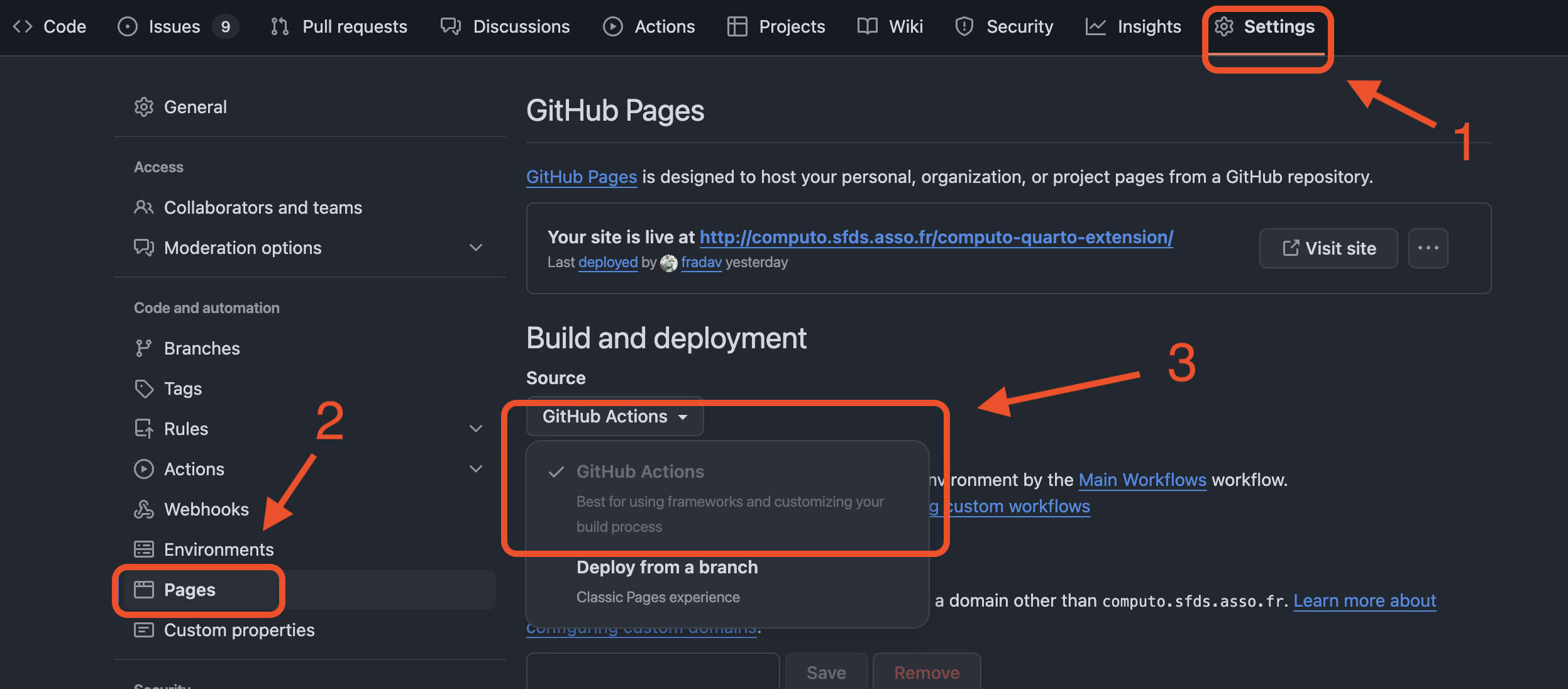 Deploy your website with GitHub Actions